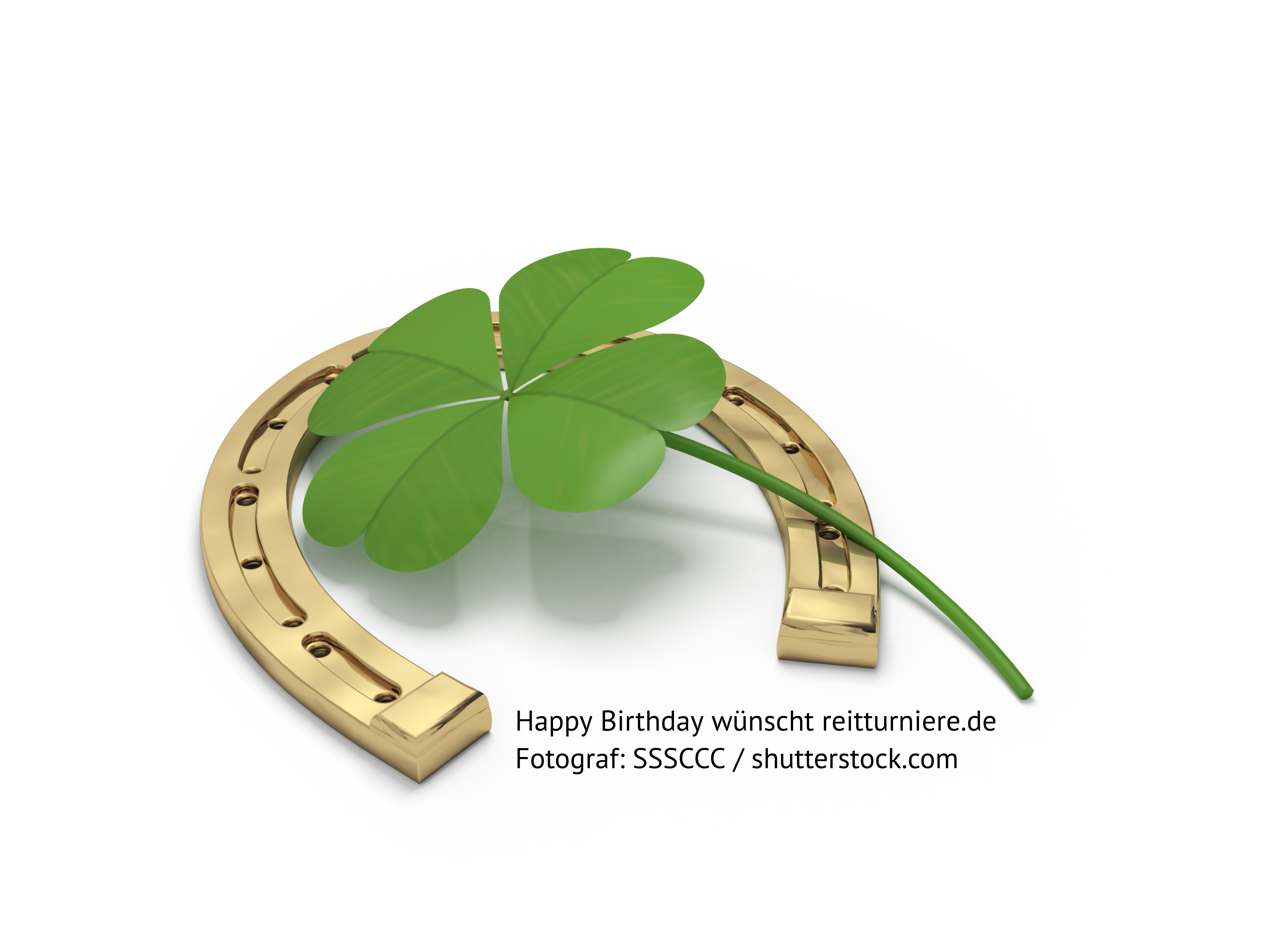 Foto: Happy Birthday wünscht reitturniere.de - Fotograf: SSSCCC / shutterstock.com