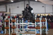 Foto: Europameister Richard Vogel bei seinem Siegesritt in Eppelheim auf Misses Quim - Fotograf: © D. Matthaes