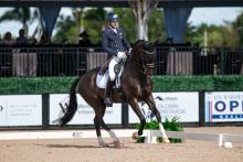 Foto: Die Sieger im ersten Grand Prix Special des Global Dressage Festivals 2026, Marcus Orlob und Jane - Fotograf: ©Centre Line Media