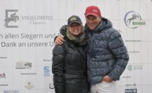 Gute Stimmung bei jedem Wetter: Romina und Sven Schlüsselburg - Fotograf: © D. Matthaes