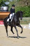 Foto: Jule Stiegler sicherte sich mit Rizzoli in der S**-Dressur von Zaisenhausen einen überlegenen Sieg. - Fotograf: © D. Matthaes