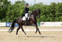 Foto: Jetzt schon Titelanwärterin bei den Amateuren: Valerie de Rio Pfeffer und Braveheart - Fotograf: © D. Matthaes Foto: Jetzt schon Titelanwärterin bei den Amateuren: Valerie de Rio Pfeffer und Braveheart - Fotograf: © D. Matthaes