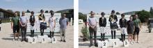 Die Landesponysieger Springen (links) und Dressur (rechts) - Fotograf: Doris Matthaes