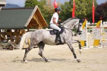 Foto: Günter Treiber im Sattel seines mächtigen Spirit van't Vossenhof - Fotograf: © Kim Altmeyer Foto: Günter Treiber im Sattel seines mächtigen Spirit van't Vossenhof - Fotograf: © Kim Altmeyer