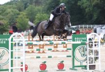 Foto: Siegreich im Großen Preis: Adrian Schmid und der Holsteiner Kay One. - Fotograf: © Roger Müller Foto: Siegreich im Großen Preis: Adrian Schmid und der Holsteiner Kay One. - Fotograf: © Roger Müller