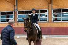 Foto: Maya Wächter und Fides setzten sich bei den Junioren durch. - Fotograf: © Bambi Fotografie