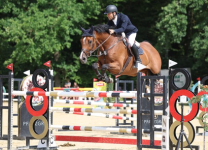 Foto: Springen zu ihrem ersten S-Sieg. Robert Schwarzkopf und Castor Troy. - Fotograf: © Roger Müller Foto: Springen zu ihrem ersten S-Sieg. Robert Schwarzkopf und Castor Troy. - Fotograf: © Roger Müller