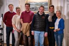 Foto: Gemeinsam für einen offenen Austausch im Pferdesport: Falk Stankus, Tina Kropik, Ralf Döringshoff, Thomas Johannsen, Maike Schwerdtfeger und Stefanie Gladbach (v.l.n.r.) brachten beim CHAMP Forum unterschiedliche Perspektiven und wertvolle Denkanstöße zusammen - Fotograf: RathmannVerlag/Lena Magens