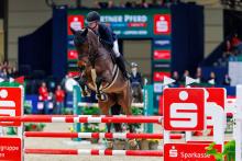 Foto: Charleen Steinke und Kenia gewannen das Finale im PARTNER PFERD Junior Cup 2026 - Fotograf: Sportfotos-Lafrentz.de