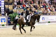 Foto: Juliane Brunkhorst gewinnt das Championat der Pferdestadt Neumünster der Dressurreiter - Fotograf: sportfotos-lafrentz.de 