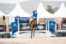 Foto: Fehlerfrei bis zum letzten Sprung und Gold für Italien bei den Jungen Reitern - Greta Lepratti (ITA) und Mercy van 't Ruytershof - Fotograf: Patricia Welp