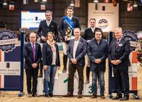 Foto: Die Sieger im Großen Preis von Gahlen: Benjamin Wulschner vor Sören Suppert und Toni Haßmann. Alle drei konnten nun einmal im Großen Preis von Gahlen gewinnen. - Fotografin: Patricia Welp