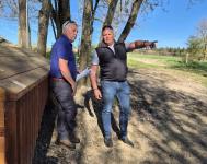  Foto: Supervisor Mike Etherington-Smith und Parcourschef Bernd Backhaus -Fotograf: Andrea Richter