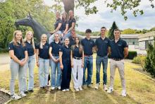 Foto: Die deutschen Reiter bei den EM U18- und U21-Vielseitigkeit in Segersjö. - Fotograf: Pferdesport Deutschland