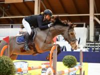 Foto: Seriensiegerin Louise Rich aus Dänemark mit Dis Moi Tout de Clairbois im CSI-Amateurs erwischte den perfekten Start ins CSI Neustadt-Dosse - Fotograf: B.Placzek