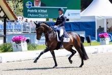 Foto: Finalticket für den NÜRNBERGER BURG-POKAL in Hagen a.T.W. gesichert - Patrik Kittel und J`adore Dior H - Fotograf: reitsport-hellmann.de