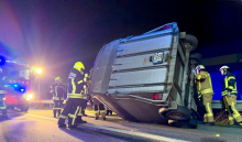 Foto: Unfallstelle auf der A28 - Fotograf: Matthias Witthöft