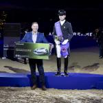 Foto: Jörg Semmler, geschäftsführender Gesellschafter der TEQPHONE GmbH unterstützt als Hauptsponsor das Dreame Top 12 Dressage Final. Sieger der Premiere 2025 wurde Europameister Justin Verboomen - Fotograf: reitsport-hellmann.de