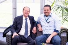 Foto: Matthias Alexander Rath (Turnierleitung) und Christian Flessing (2. Vorsitzender NFR) sind sehr froh und zufrieden, wie sich das Derby in den vergangenen beiden Jahren weiterentwickelt hat - Fotograf: reitsport-lhellmann.de