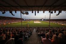 Foto: Das Foto zeigt die beeindruckende Kulisse des größten Konzerts „Pferd & Sinfonie“ aller Zeiten - Fotograf: Andreas Steindl/CHIO Aachen