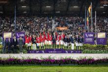 Foto: Die drei Gewinnerteams im Mercedes-Benz Preis (v.l.n.r.): Belgien, Deutschland und Großbritannien Fotograf: ALRV/Jasmin Metzner Foto: Die drei Gewinnerteams im Mercedes-Benz Preis (v.l.n.r.): Belgien, Deutschland und Großbritannien Fotograf: ALRV/Jasmin Metzner