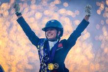 Foto: Doppel-Weltmeisterin von 2022, Charlotte Fry, gehört auch in diesem Jahr wieder zum Favoritenkreis in der Dressur. Kann sie ihre Titel verteidigen? - Fotograf: ALRV/Arnd Bronkhorst Foto: Doppel-Weltmeisterin von 2022, Charlotte Fry, gehört auch in diesem Jahr wieder zum Favoritenkreis in der Dressur. Kann sie ihre Titel verteidigen? - Fotograf: ALRV/Arnd Bronkhorst