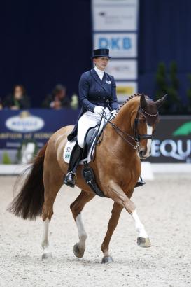 Foto: Anabel Balkenhol siegt im Grand Prix mit Dablino FRH - Fotograf: Sportfotos-Lafrentz.de