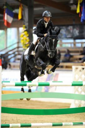 Foto: Rolf-Göran Bengtsson (Schweden), Europameister des Jahres 2011 – hier mit Carusso in Rulle - Fotograf: Karl-Heinz Frieler 