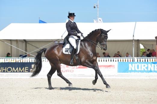 Foto: Dänen-Doppel gewinnt erste internationale Dressur: Carina Nevermann Torup und Sirikit auf Platz eins in der Dressur der ehemaligen WM-Pferde - Fotograf: Karl-Heinz Frieler