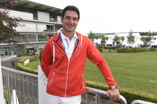 Foto: Steve Guerdat beim CHIO Aachen - Fotograf: Rolex Grand Slam / Kit Houghton