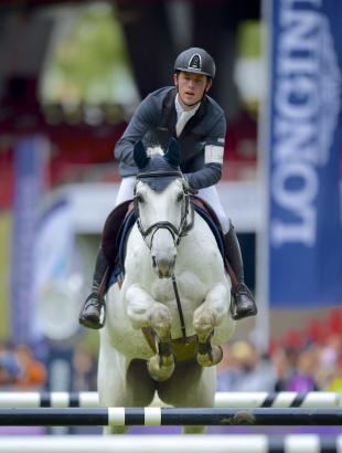 Foto: Scott Brash at the Longines Equestrian Beijing Masters 2014 on his borrowed horse “Centana” - Fotograf: Longines Equestrian Beijing Masters/Arnd Bronkhorst