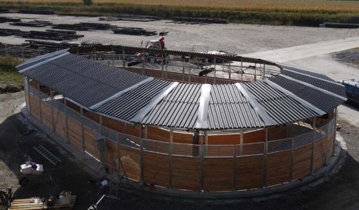 Foto: Gleitschienen-Führanlage, oval in Eiform - Fotograf: Kraft Führanlagen