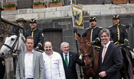 Foto: Christian Ahlmann, Johann Lafer, Carl Meulenbergh und Marcel Philipp.