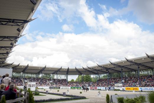 Foto: Das Deutsche Bank Stadion beim CHIO Aachen - Fotograf: CHIO Aachen/ Arnd Bronkhorst