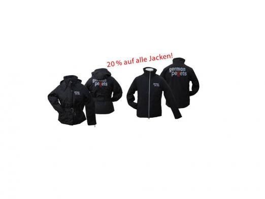 Foto: Modell Winterjacke (Damen) und Softshell-Jacke (Herren)