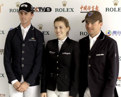 Foto: Janne Meyer, Ben Maher und Franz-Josef „Peppi“ Dahlmann - Fotograf: En Garde Marketing 