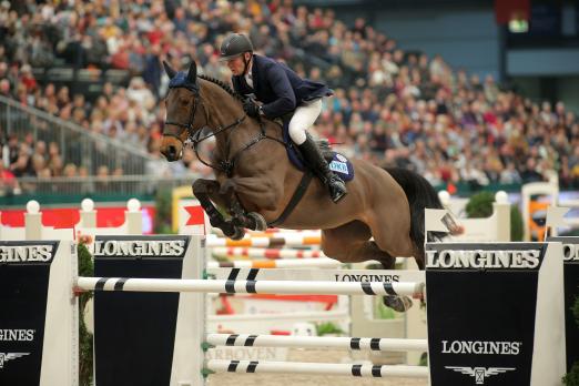 Foto: Der beste deutsche Teilnehmer auf Rang 3, Lars Nieberg mit Leonie W - Fotograf: Stefan Lafrentz
