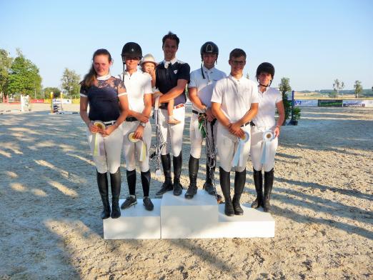 Foto: M Sieger Lea Wiest, Christina Wrobel, Domenik Todten, Alexander Mueller, Marc Krueger - Fotograf: Rot am See