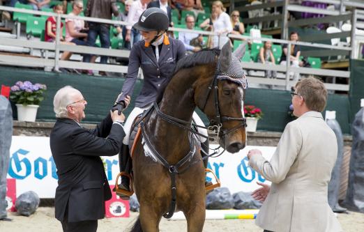 Foto: Im EY-Cup in Nörten-Hardenberg konnte schon EM-Teilnehmerin Laura Klaphake überzeugen - Fotograf: Stefan Lafrentz