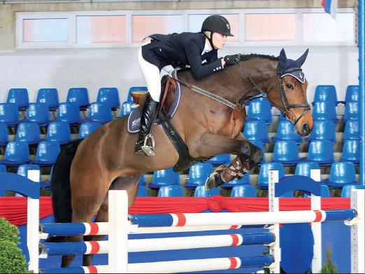 Foto: Für den Springsport empfiehlt sich im Lot der Frühjahrs-Elite-Auktion am 5. April in Vechta Bamboucha v. Balou du Rouet-Adlikon-Goldstern mit viel Routine im Parcours. - Fotograf: Ernst