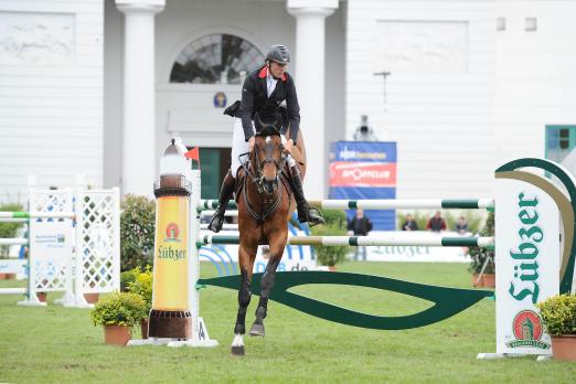 Foto: Andre Thieme mit Nacorde im Championat von Lübzer - Fotograf: Karl-Heinz Frieler 