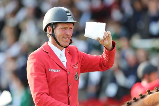 Foto: Das Foto zeigt Ludger Beerbaum bei einem seiner 35 Starts beim CHIO Aachen - Fotograf: CHIO Aachen/Arnd Bronkhorst