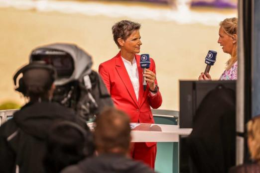 Foto: Das Foto zeigt einen Ausschnitt von der LIVE-Berichterstattung vom CHIO Aachen - Fotograf: CHIO Aachen/Andreas Steindl