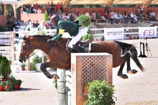 Foto: Morocco’s Abdelkabir Quaddar won the FEI World Cup™ Jumping 2013/2014 Arab League and now heads for the Longines FEI World Cup™ Jumping Final in Lyon, France next month. - Fotograf: FEI/Morocco NF