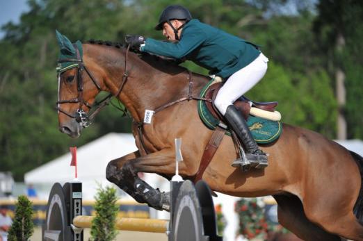 Foto: Der Sieger im Weltranglistenspringen der Diamond Tour, Abdullah Al Sharbatly (KSA), auf Unique. - Fotograf: Hervé Bonnaud