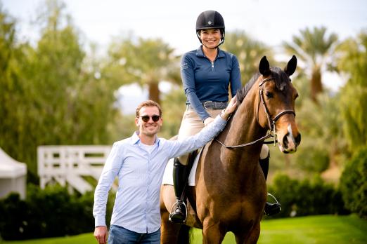 Foto: Jens Wawrauschek mit Christina Smith - Fotograf: Wawrauschek HorsesPrivat