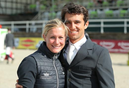 Foto: Marlon Modolo Zanotelli mit seiner Frau Angelica Augustsson Zanotelli - Fotograf: sportfotos-lafrentz.de