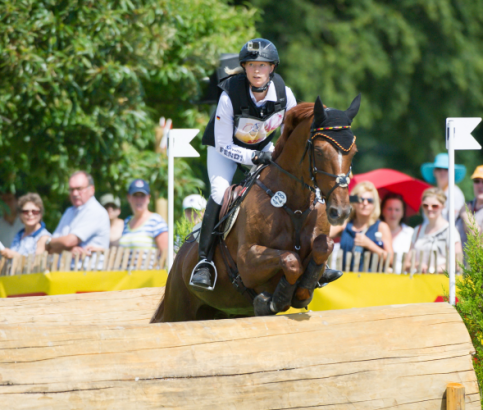 Newly-crowned world champion Sandra Auffarth will set out with a strong German team at this week’s FEI Nations Cup™ Eventing Final in Boekelo (NED), where Longines will be the Official Partner. (Trevor Holt/FEI). 