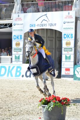Foto: Gewann 2013 die DKB-Riders Tour-Etappe Münster – die Schwedin Angelica Augustsson. - Fotograf: Frieler