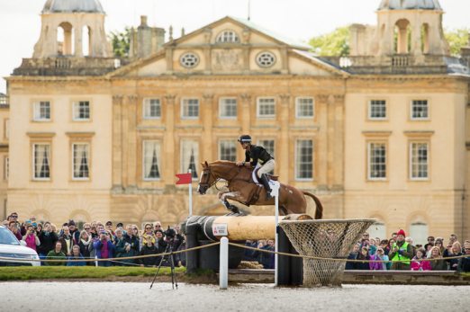 Andrew Nicholson (NZL) and Nereo retain their lead after a perfectly judged Cross Country round at the Mitsubishi Motors Badminton Horse Trials, fourth leg of the FEI Classics™ 2014/2015. (Jon Stroud/FEI)